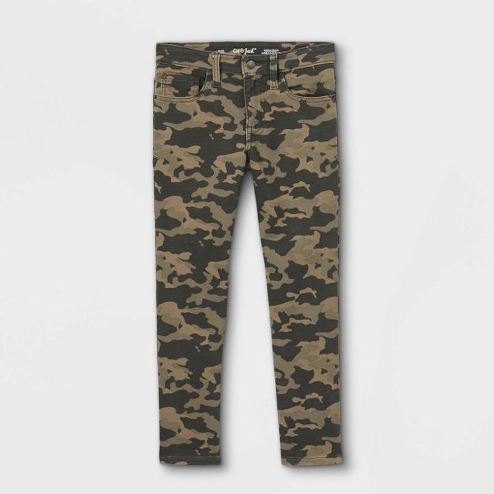 Plusboys' Super Stretch Slim Fit Jeans - Cat & Jack Camo Green
