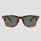Men's Square Tortoise Shell Print Sunglasses - Original Use Brown