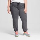 Women's Plus-size French Terry Jogger - C9 Champion - Dark Gray Heather