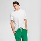 Men's Short Sleeve Seamed Mock Neck T-shirt - Jackson White