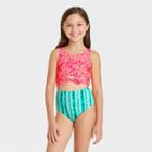 Girls' Watermelon One Piece Swimsuit - Cat & Jack  M Plus, One Color