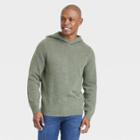 Men's Hooded Pullover - Goodfellow & Co Olive Green