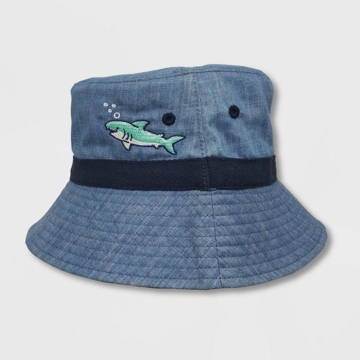 Toddler Boys' Shark Reversible Hat - Cat & Jack , Blue