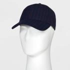 Men's Striped Baseball Hat - Goodfellow & Co Navy Blue/red