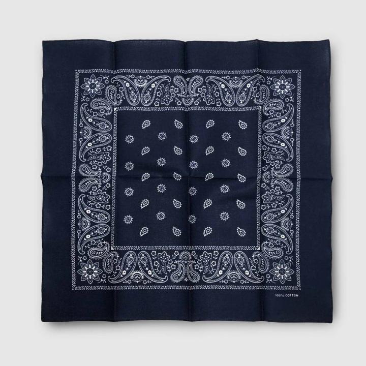 No Brand Adult Unisex Essential Bandana - Navy