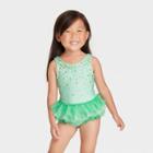 Toddler Girls' One Piece Swimsuit - Cat & Jack Green