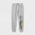 Girls' Stranger Things Hawkins High School Dreamy Fleece Jogger Pants - Gray