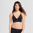 Mossimo Women's Midi Bralette Bikini Top - Black -