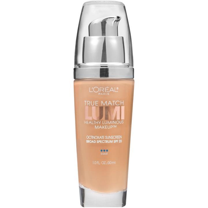 L'oreal Paris True Match Lumi Makeup C4 Shell Beige 1 Fl Oz, White Beige C4