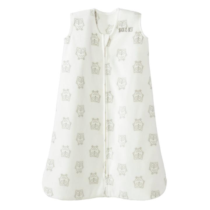Halo Innovations Sleepsack Wearable Blanket Micro Fleece - Cream Owls