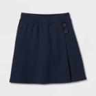 Girls' Pull-on Uniform Knit Skorts - Cat & Jack Navy