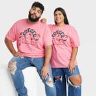 Jzd Latino Heritage Month Adult Gender Inclusive Plus Size Florecer Short Sleeve T-shirt - Rose Pink