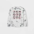 Kids' Mickey Mouse Long Sleeve Graphic T-shirt - Art Class Gray
