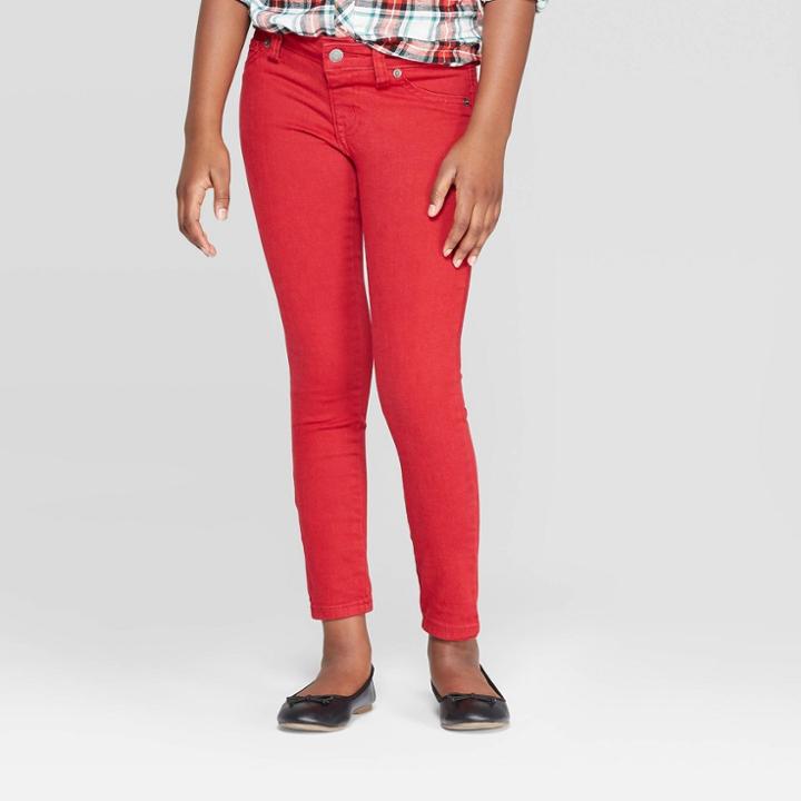 Girls' Jeggings - Cat & Jack Red