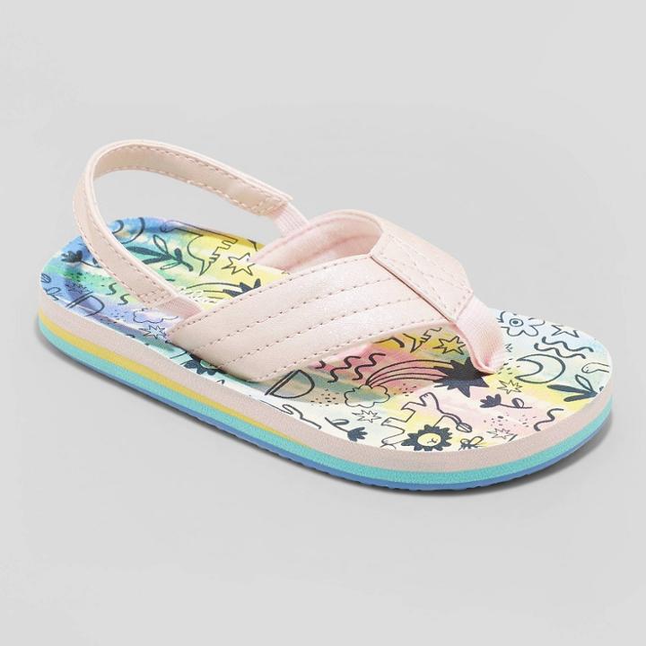 Toddler Shawn Tie-dye Slip-on Flip Flop Sandals - Cat & Jack Pink