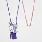 Girls' Unicorn Layered Necklace - Cat & Jack One Size,