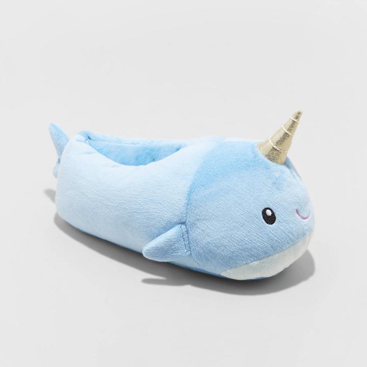 Girls' Pearl Loafer Slippers - Cat & Jack Blue