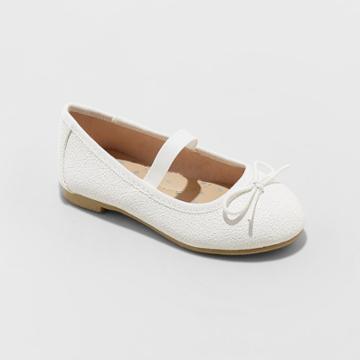 Toddler Girls' American Girl Becca Ballet Flats - Cat & Jack White