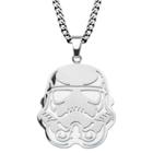 Men's Star Wars Stormtrooper Stainless Steel Stainless Steel Pendant (22), Size: