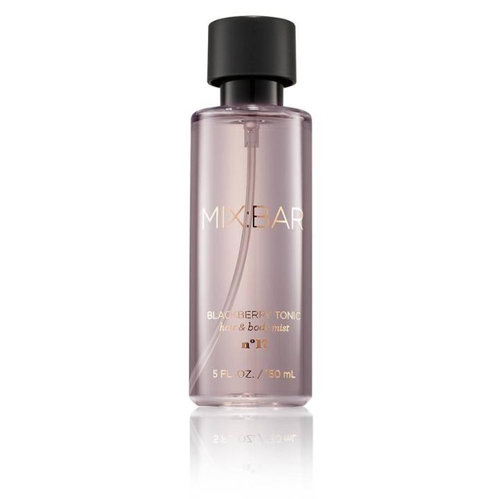 Mix:bar Blackberry Tonic Hair & Body Mist - Clean, Vegan Body Spray & Hair Perfume,