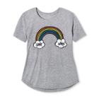 Well Worn Pride Adult Short Sleeve Love Wins Rainbow T- Shirt - Fancy Heather Xxl, Adult Unisex, Gray