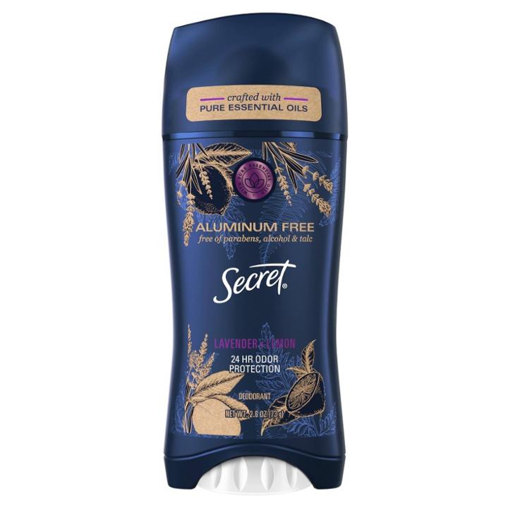 Secret Aluminum-free Women's Deodorant With Essential Oils Lavender &