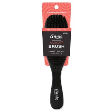 Annie International Annie Soft Wave Black Boar Bristle Brush