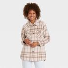 Women's Jacket - Knox Rose Beige Plaid