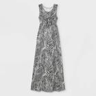 Sleeveless Tie-front Nursing Maternity Dress - Isabel Maternity By Ingrid & Isabel Navy Floral Print