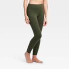 Women's Simplicity Mid-rise Leggings 27 - All In Motion Olive Green S, Women's, Size: Small, Green Green