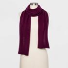Women's Oblong Scarves - A New Day Burgundy One Size, Women's, Red