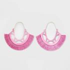 Sugarfix By Baublebar Playful Fringe Drop Earrings - Pink, Women's
