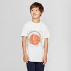 Boys' Short Sleeve Music Basketball Graphic T-shirt - Cat & Jack White