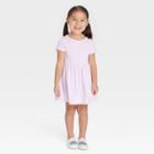 Toddler Girls' Short Sleeve Dress - Cat & Jack Purple