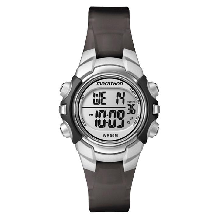 Women's Marathon By Timex Digital Watch - Black/silver T5k805tg