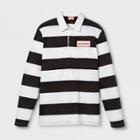 Hunter For Target Men's Long Sleeve Rugby Striped Polo Shirt - White