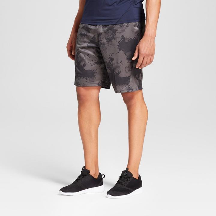 Men's Camo Print Fadeaway Basketball Shorts - C9 Champion Black