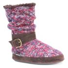 Women's Muk Luks Lisen Sweater Knit Slipper Boots - M(7-8), Size: