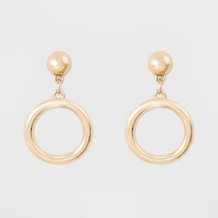 Sugarfix By Baublebar Gold Hoop Earrings - Gold, Women's