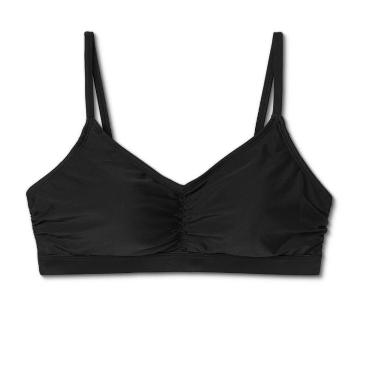 Kona Sol Women's Post Mastectomy Shirred Bralette Bikini Top - Kona