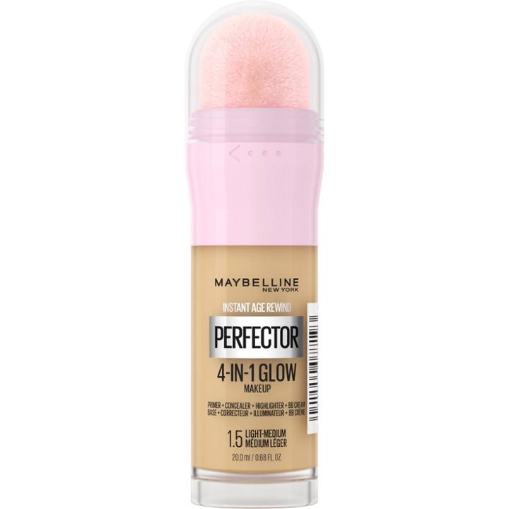 Maybelline Instant Age Rewind Instant Perfector 4-in-1 Glow Foundation Makeup - 1.5 Light/medium