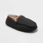 Toddler Boys' Franco Moccasin Slippers - Cat & Jack Charcoal Gray