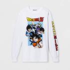 Men's Dragon Ball Z Long Sleeve Graphic T-shirt White