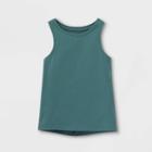 Toddler Girls' Solid Tank Top - Cat & Jack Dusty Green