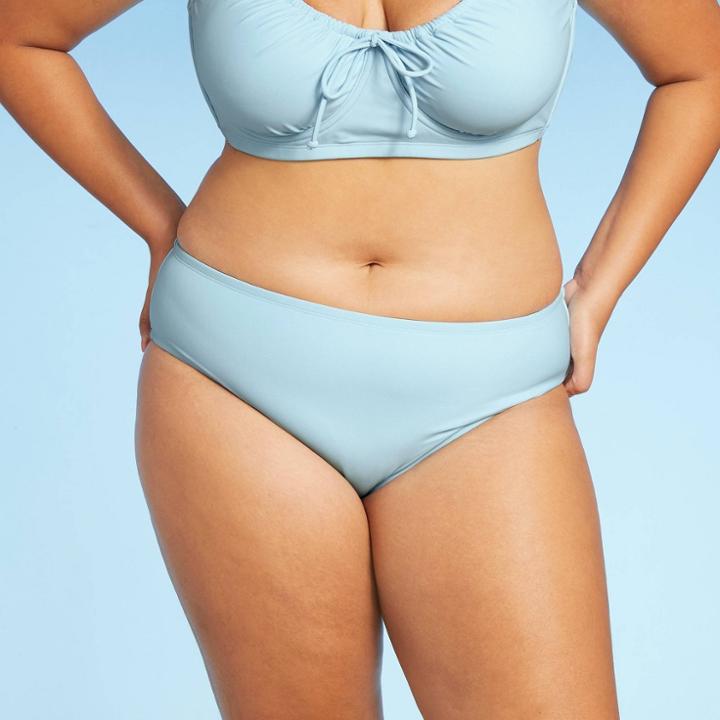 Juniors' Plus Size Hipster Bikini Bottom - Xhilaration