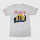 Merch Traffic Women's The Doors Short Sleeve Graphic T-shirt - Heather Gray