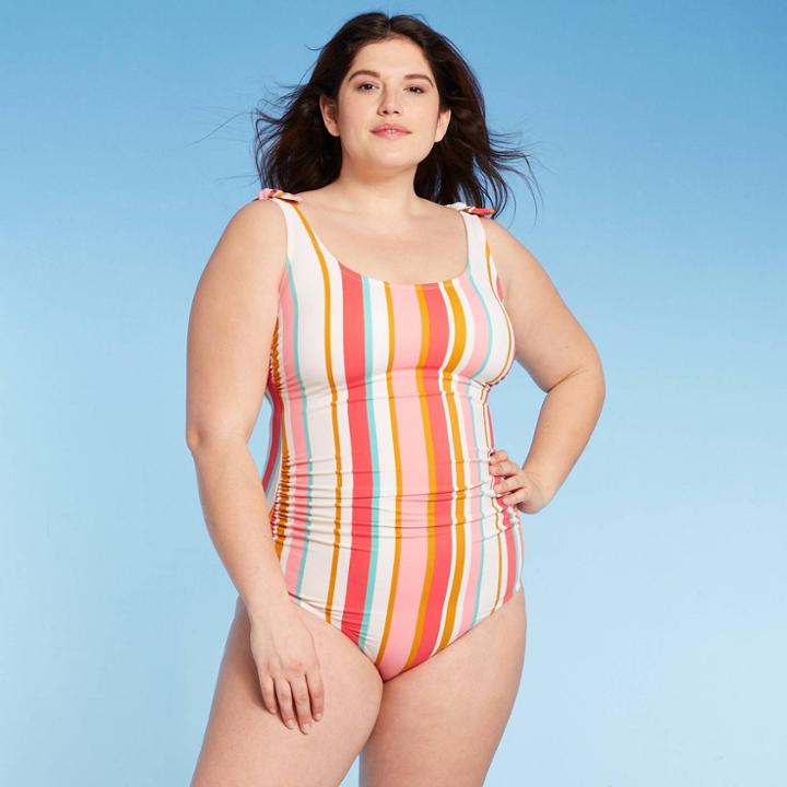 Women's Plus Size One Piece Swimsuit - Kona Sol Multi