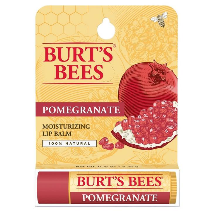 Burt's Bees Pomegranate Lip Balm Blister Box