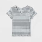 Girls' Notch Front T-shirt - Art Class Cream