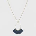 Wire Fan Tassel Necklace - Universal Thread Gold, Women's